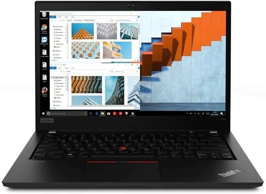 Lenovo ThinkPad T14 14-inch Notebook - Touch Screen - Core i5-10210U - 16 GB RAM - 256 GB SSD - Windows 10 Pro(Renewed)